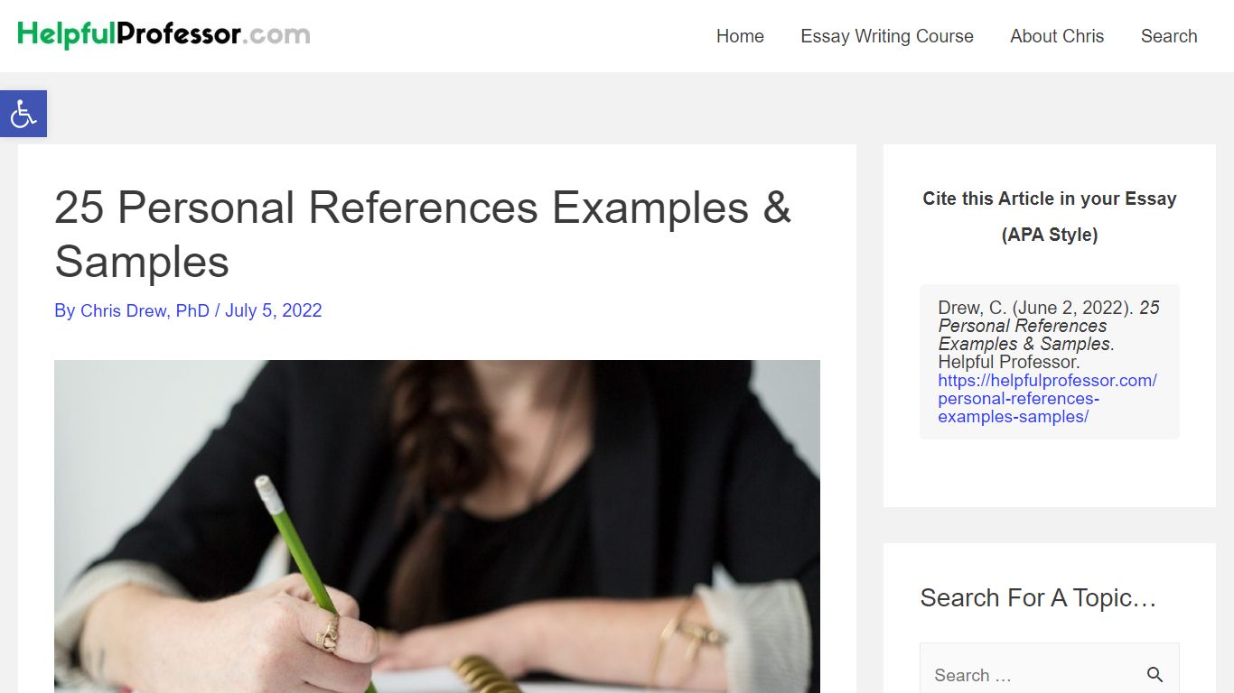 25 Personal References Examples & Samples (2022) - Helpful Professor