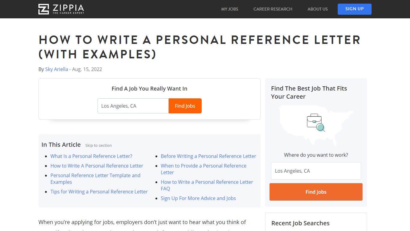 How To Write A Personal Reference Letter (With Examples)